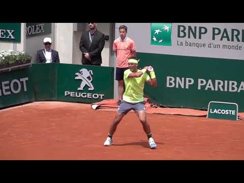 Rafael Nadal on Clay 2019 Slow Motion Video