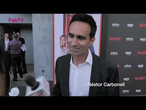 Néstor Carbonell attends the world premiere screening of "Bandit" at Harmony Gold