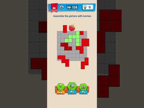 IQ Boost Level 158🎉Assemble the picture with barries! #gaming #iq #braingames #trending #games #iq