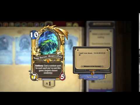[Hearthstone] Yogg-Saron, Hope's End ''Bow down before the God of Death.''