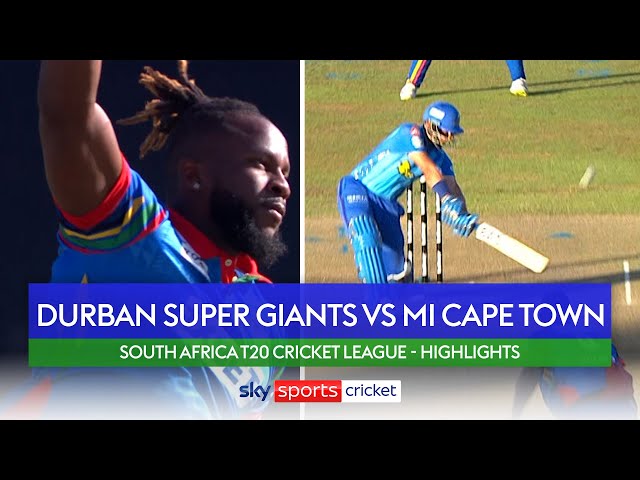 Super Giant grab VITAL win! 👊 | Durban Super Giants vs MI Cape Town | SA20 Highlights Super Giant grab VITAL win! 👊 | Durban Super Giants vs MI Cape Town | SA20 Highlights