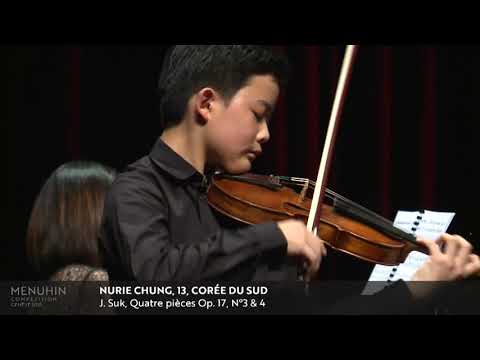 Nurie Chung performs Suk's Four Pieces, Nos. 3 and 4