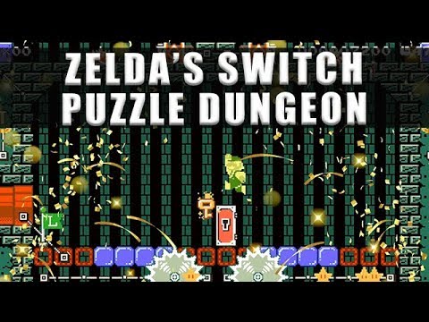 Super Mario Maker 2 Zelda's Switch Puzzle Dungeon