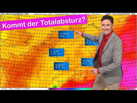 Von 30 °C auf 13 °C? Der totale Sommerabsturz! Schmiert die Sommerhitze am Wochenende komplett ab?