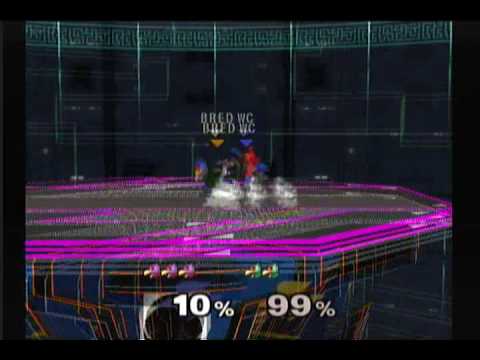 Melee: jS (Green Falco) vs. Zanmato (Red Falco)