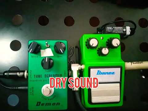 IBANEZ TS9 VS DEMON OD very close..