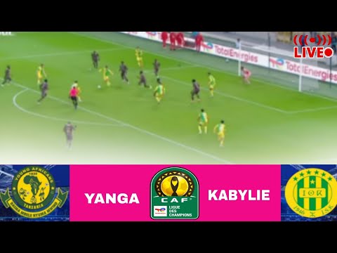 🔴LIVE - Yanga Vs JS Kabylie Tazama CAF Champions | Mechi Ya Club Bingwa Africa CAF Champions Leagu