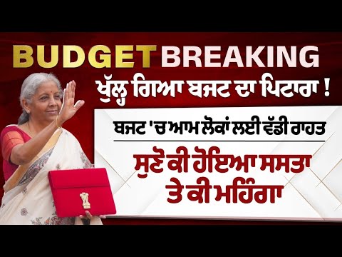 Union Budget 2025: ਕੀ ਹੋਇਆ ਸਸਤਾ ਤੇ ਕੀ ਮਹਿੰਗਾ? | What's Expensive and What's Cheaper