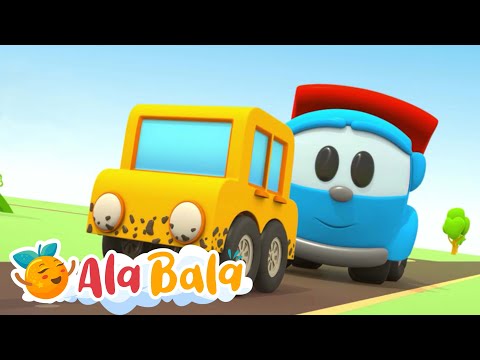 Maraton de 2 ORE cu Camionul Leo 🤩 Desene animate pentru copii AlaBala