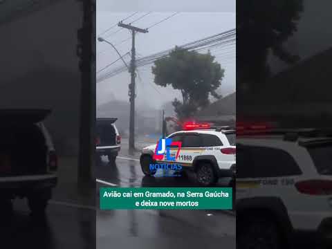 Avião cai em Gramado, na Serra Gaúcha, e deixa nove mortos