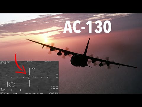 ArmA 3 - AC-130 Destroys Camp Full of Insurgents - Military Combat footage - Simulation