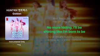Download lagu HUNTRIX 헌트릭스 - Golden - Clean instrumental MR Inst mp3