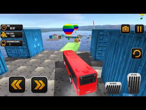 Real Mega Ramp Bus Stunt : Fearless Bus Driver 2019 - Android Gameplay