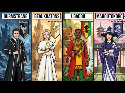 Every School of MAGIC in Harry Potter EXPLAINED in Detail