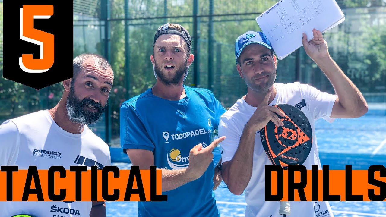Five tactical drills to improve advanced Padel strategy.