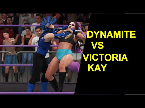 GLOW 1985 Victoria Kay vs Dynamite - Mixed Knockout Match