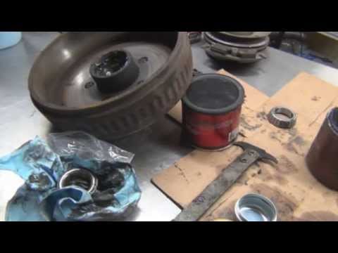 How to repack wheel bearings and install new wheel seal (Trailer Hub)