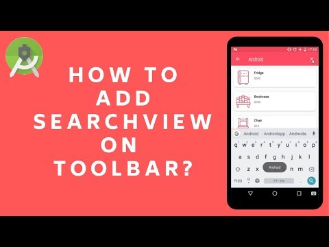 How To Add SearchView To Toolbar In Android Studio? Recyclerview Adapter | CardView