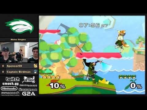 Spencer69 vs Captain Birdman - UNT Melee 9/28/18 - Melee Singles