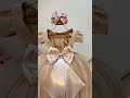 Vestido Infantil Nude C/ Tule e Renda Longo Dama Luxo
