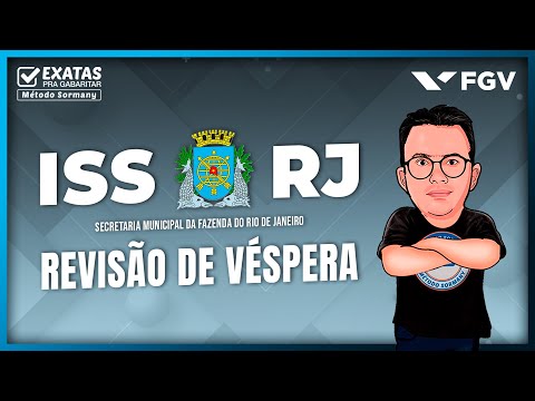 ISS RJ 2023 | REVISÃO DE VÉSPERA  - RACIOCÍNIO LÓGICO QUANTITATIVO
