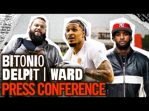 Grant Delpit, Denzel Ward & Joel Bitonio | Press Conference