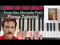 Song on the Beach - Arcade Fire, Owen Pallett (from Her) - Easy Piano Tutorial