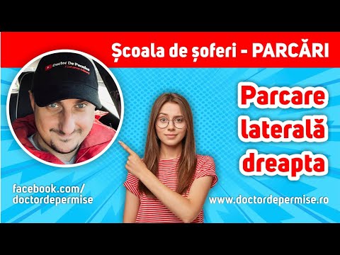Școala de șoferi - PARCĂRI - parcare laterală dreapta