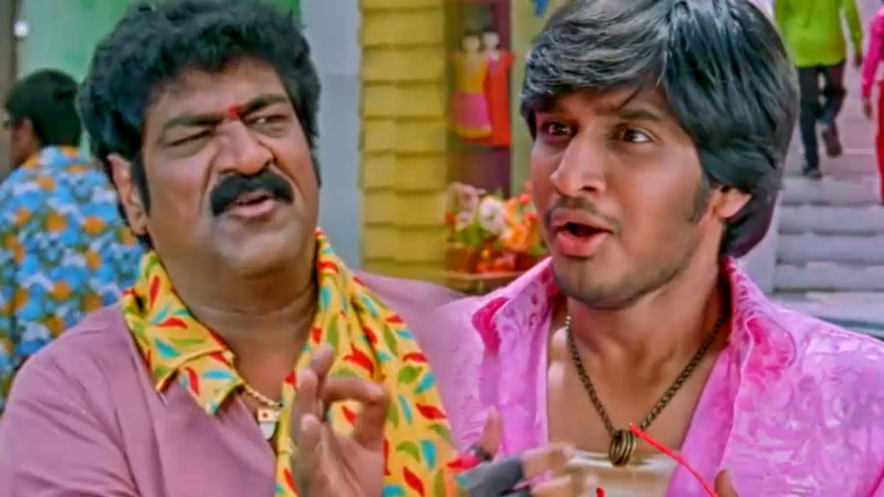 रघु बाबू और निखिल सिद्धार्थ का मज़ेदार सीन l Om Shanti Movie Best Come