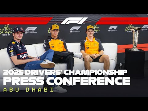 2025 F1 Title Contenders Press Conference | 2025 Abu Dhabi Grand Prix