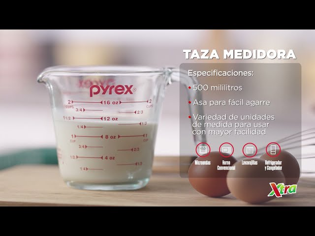 Vídeo relacionado con PYREX Classic - Jarra de Vidrio medidora de 1 l, Apta para microondas