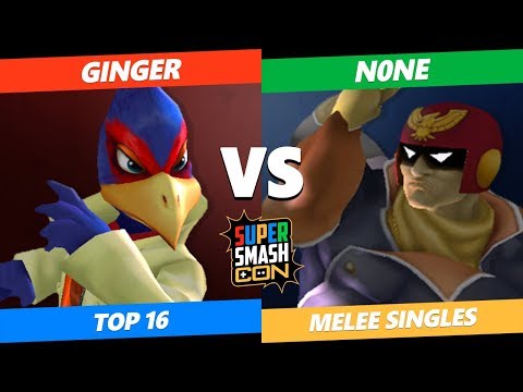 SSC 2019 SSBM - Ginger (Falco) Vs. n0ne (Captain Falcon) Smash Melee Tournament Losers Top 16