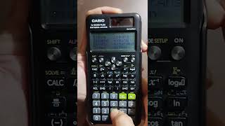 Matrix multiplication in casio fx-991ES plus scientific calculator