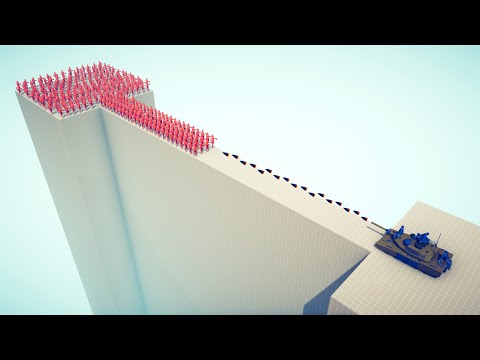 CAN 100x BOXERS CROSS THE BRIDGE? - Totally Accurate Battle Simulator