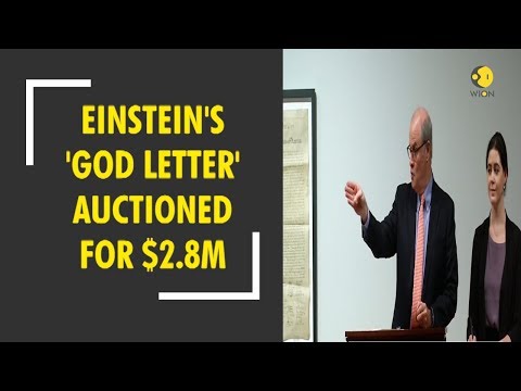 Albert Einstein's 'God letter' sold at $2.8 million