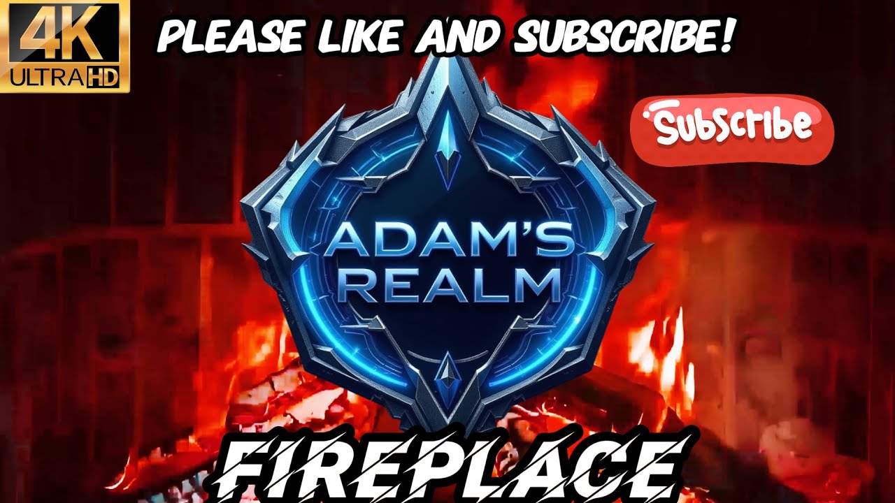 Cozy Nice Sleeping Fireplace with Relaxing Music (4K) [30 Minutes]