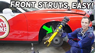 HOW TO REPLACE FRONT STRUT SHOCK ON DODGE CHALLENGER CHARGER