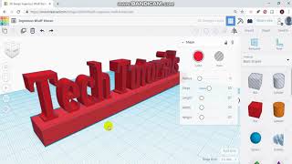 *Tinkercad Tutorial* #6 - Creating a Nameplate Using the Text Tool and Letters