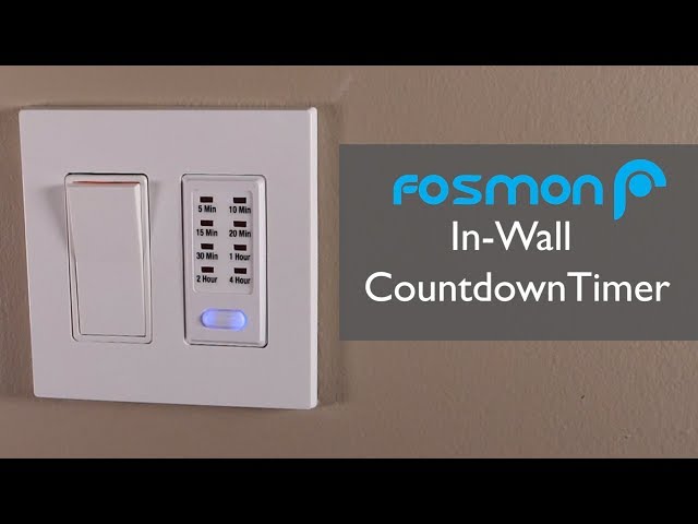 Fosmon WavePoint [ETL Listed] 125V/15A Wireless Outlet Plug with 3-Button  Wall Switch - White