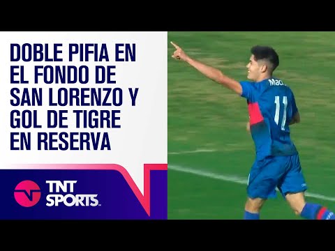 ¡INCREIBLE! 😓 DOBLE PIFIA en el FONDO de San Lorenzo y GOL de Tigre en Reserva