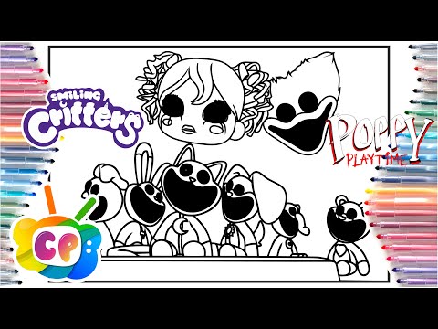 Smiling Critters New Coloring Pages / Coloring Poppy Playtime Chapter 3 / NCS Music