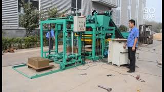 QTJ4-25D Automatic Cement Block Making Machine in South Africa Automatic Cement Brick Making Machine youtube video