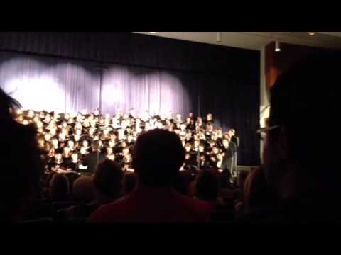 Greenwich High combined choruses sing Les Mis