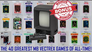 The 40 Greatest MB Vectrex Games of All-Time - Member Exclusive