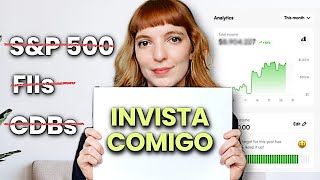 Invista Comigo! Onde investi meu salário em Janeiro 2026, metas e planos