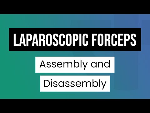 Part of a video titled Laparoscopic Forceps - Assembly and Disassembly - YouTube