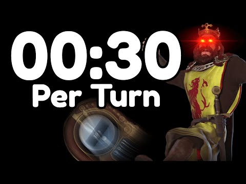 DEITY Playing Civ 6 But I Can Only Take 30 Seconds Per Turn Is INSANE For Science - Civ 6 Scotland