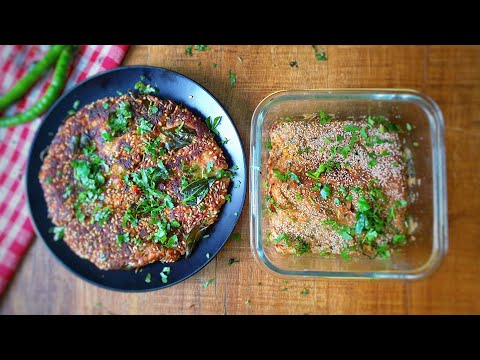 1 into 2 Savory Amaranth/Rajgira Cake & Handvo/Pancake | Navratri Special