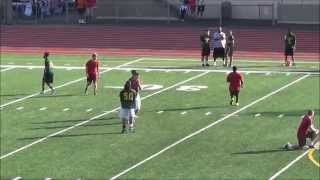 preview picture of video 'BETHEL BRAVES vs CP WARRIORS: 7on7 Lakes Passing League 7/22/14'