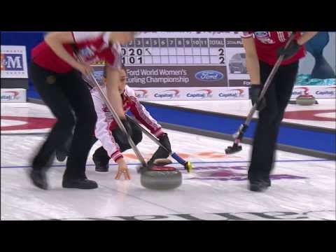 CURLING: RUS-CAN World Women's Chp 2014 Draw 1 - HIGHLIGHTS